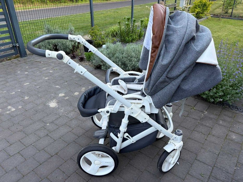 Wózek 3w1 + baza do samochodu z isofix