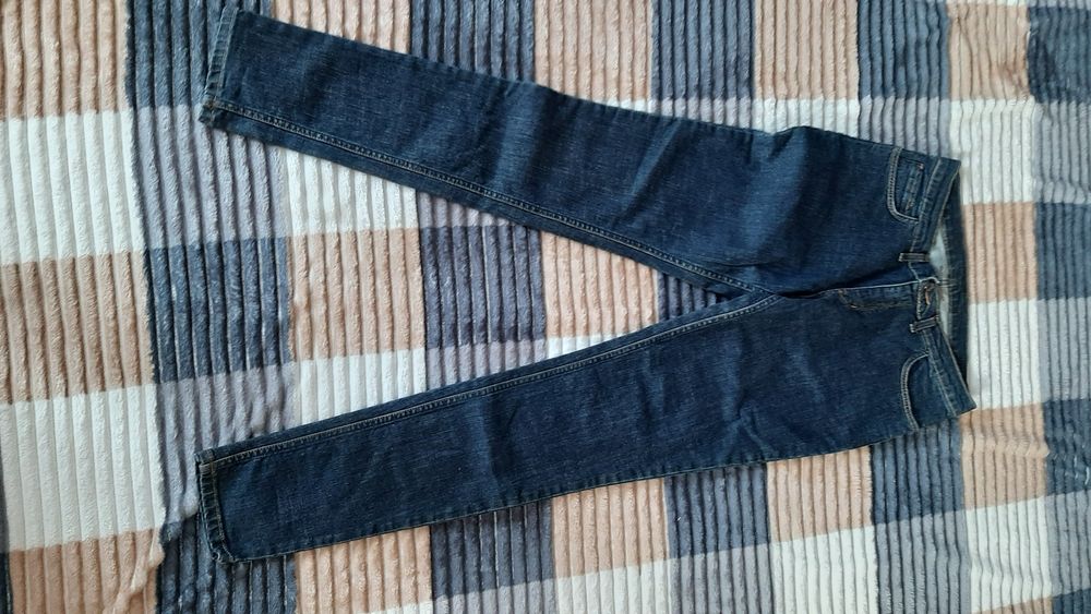 Spodnie jeansy, NOWE, 86 w pasie, rurki