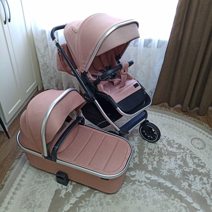 Коляска універсальна CARRELLO Optima CRL-6503 (2in1) Hot Pink /1/