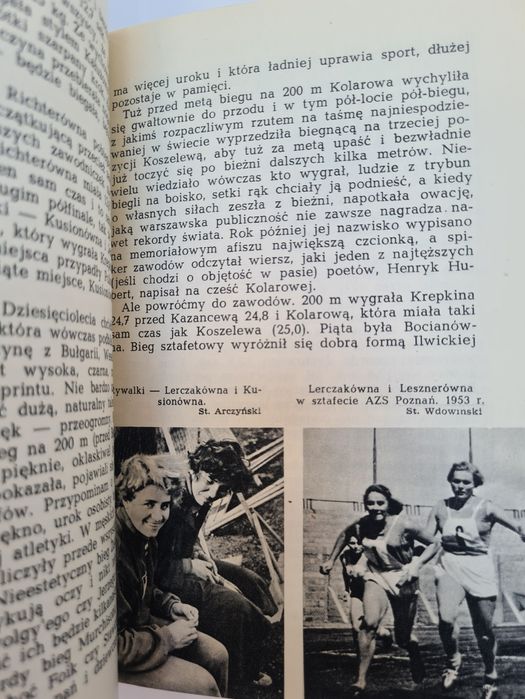 4 x 100 dla Polski - Konrad Gruda. Książka z 1967 roku