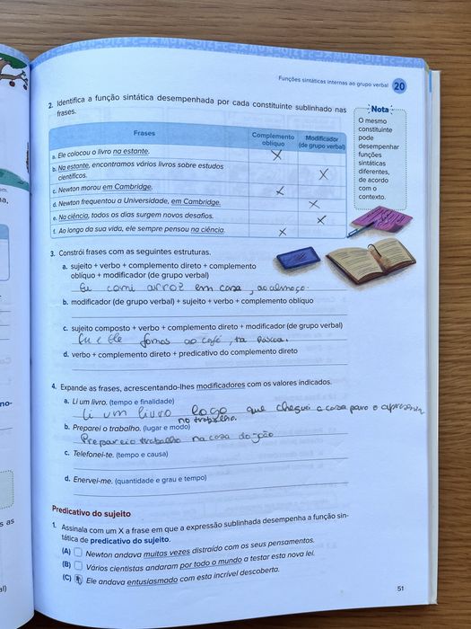 Manual e Caderno de Atividades de Português – 8.º Ano