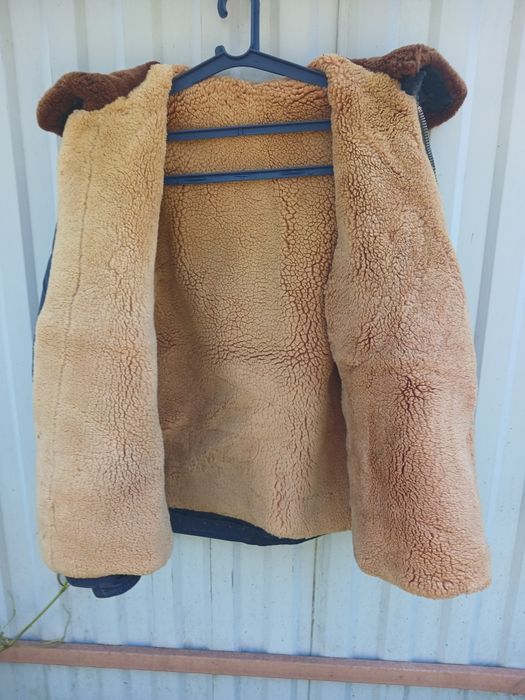 Лётная куртка меховая СССР+ползуны.