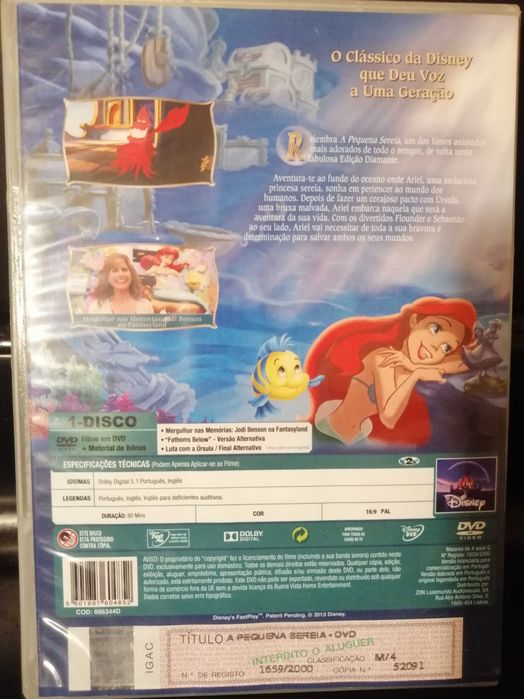 A pequena sereia  (Edição diamante)