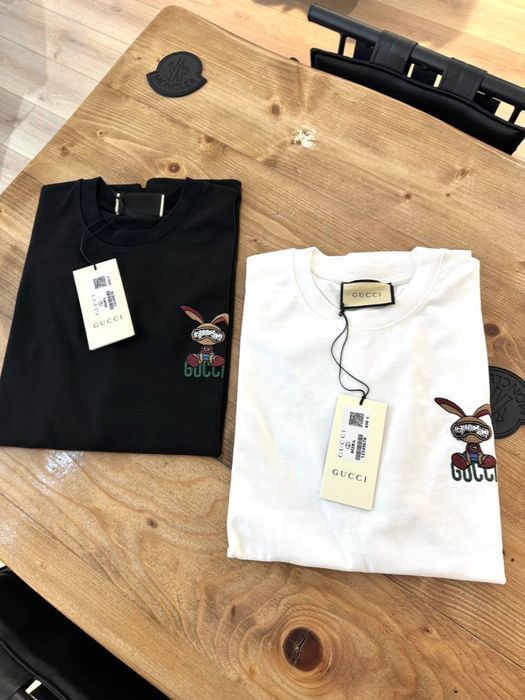 PRADA футболка с маленькой эмблемой черная белая унисекс мужская