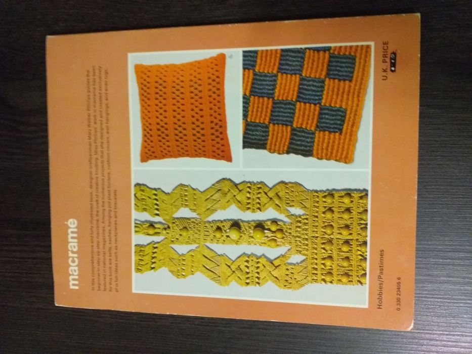 Macramé  complete introduction to the craft of creative knotting,em inglês,ilustrações a cores,muitos esquemas passo a passo,80 pag,veja zonas