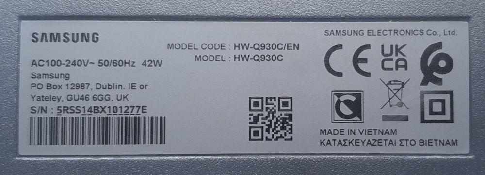 Soundbar Samsung HW-Q930C