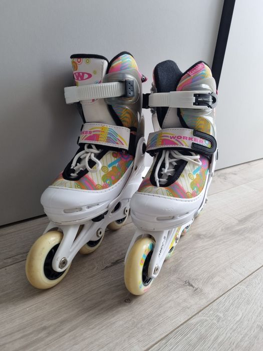 Rolki dziecięce świecące regulowane rozmiar 30-33