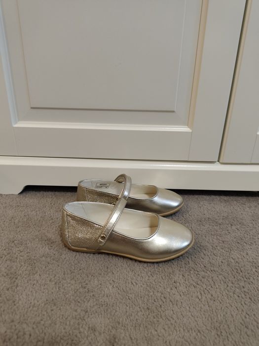 Baleriny złote dla dziewczynki rozm 28