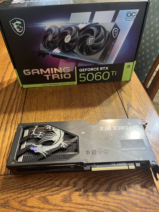 Karta graficzna Nvidia RTX 5060ti Gaming OC trio 16gb! Prawie nowa, Okazja