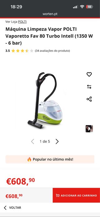 Polti Vaporetto lecoaspira fav80