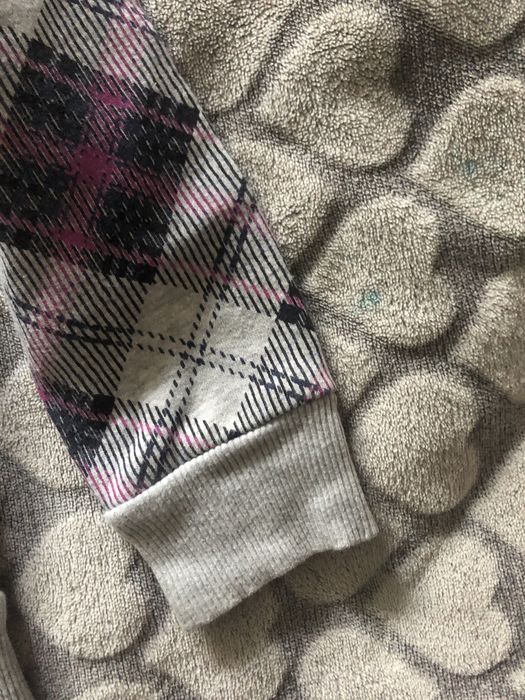 Bluza dla dziewczynki yd w kratke mis futerko