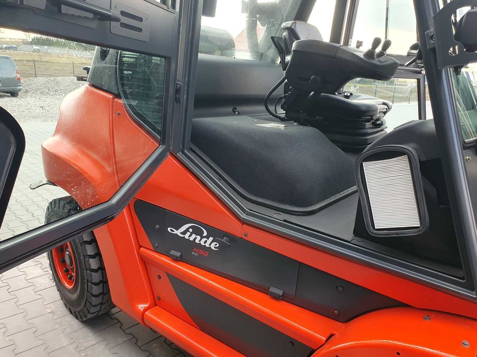 Wózek widłowy LINDE H80T Triplex LPG Chwytak Pozycjoner H70 H60 H100