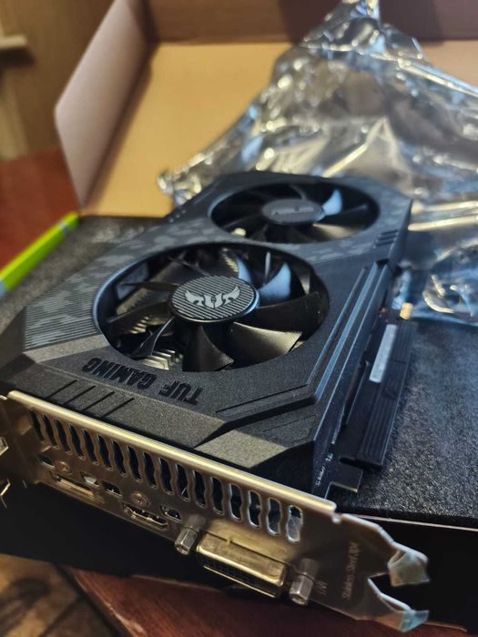 Відеокарта ASUS TUF Gaming GTX 1650 4GB GDDR6 (TUF-GTX1650-4GD6-P-GAMING) (Ідеальний стан, Пломба)