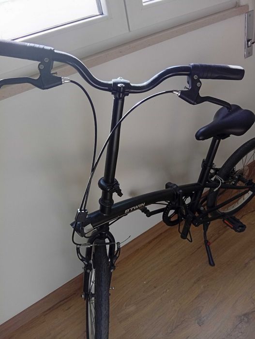 Bicicleta dobrável preta Tilt 120