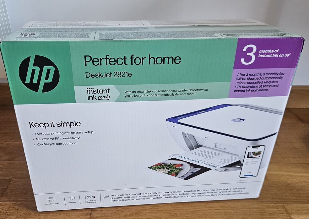 Impressora HP DeskJet 2821e - Multifunções