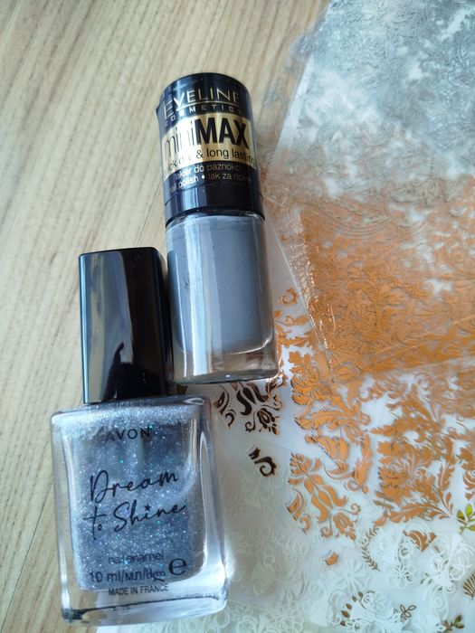 Zestaw do manicure paznokci lakiery + naklejki DUŻO NAKLEJEK