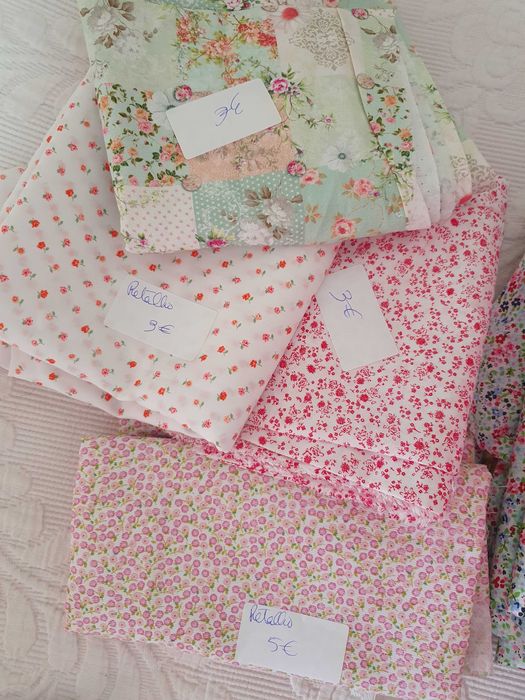 Liquidação total de tecidos