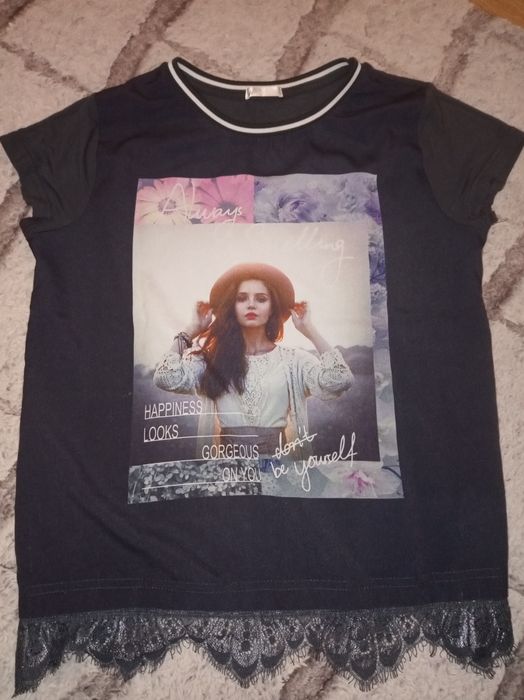 134/140 bluzka h&m