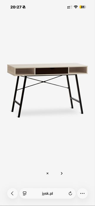 Biurko zestaw regał szafka