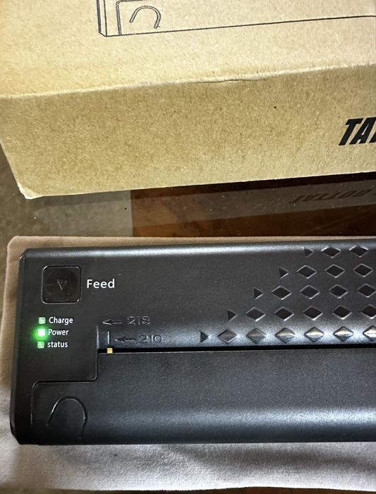 ATS886 портативний термопринтер для тату, бездротовий Bluetooth пристрій для переносу ескізів, з акумулятором