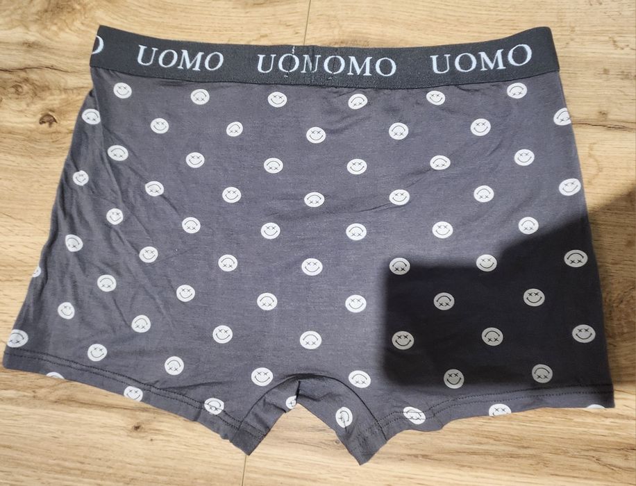 Zestaw 2 par świetnych bokserek męskich buźki Uomo