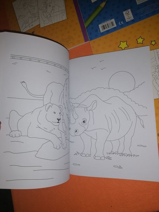 Раскраска Лошади. Раскраска в зоопарке. Розмальовки для дітей.