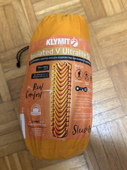 Klymit Insulated V Ultralite SL - orange