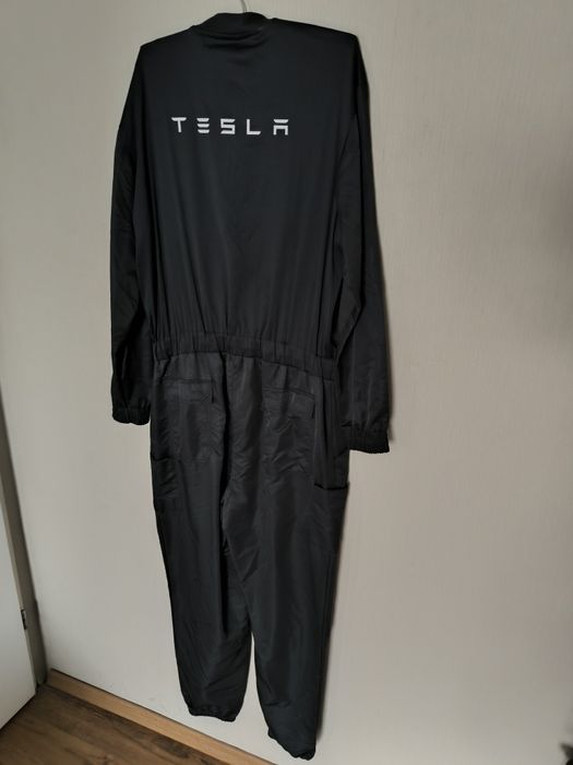 Tesla kombinezon L czarny roboczy carbon