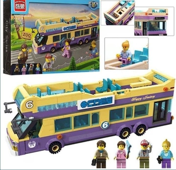 Дитячий конструктор автобус 455дет.