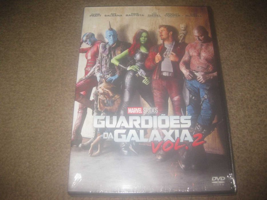 DVD "Guardiões da Galáxia 2" com Chris Pratt/Selado!