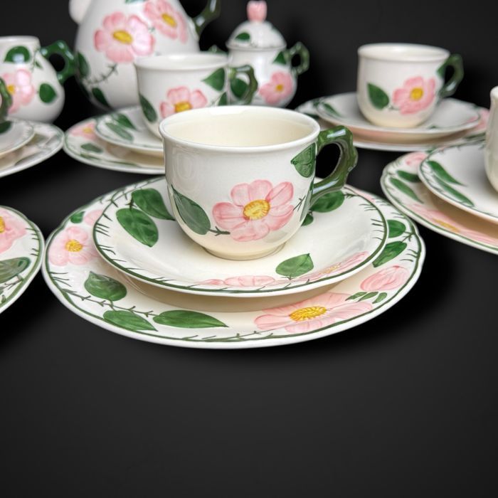 Serwis do herbaty villeroy & boch wild rose róża dla 6 osób B5/080230