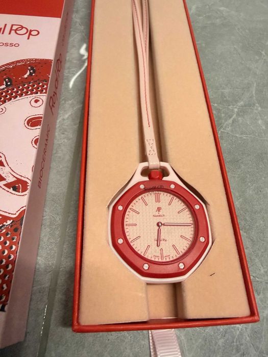 Swatch AP Otto Rosso SSX03R100N w nienagannym stanie