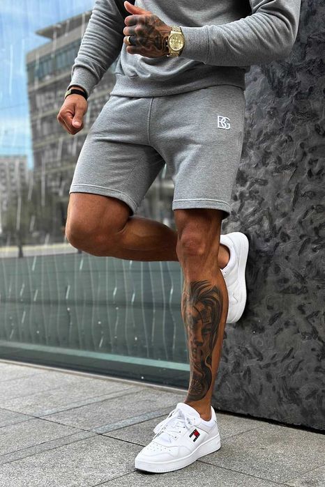 Brandenburg bawełniane spodenki szorty męskie szary L