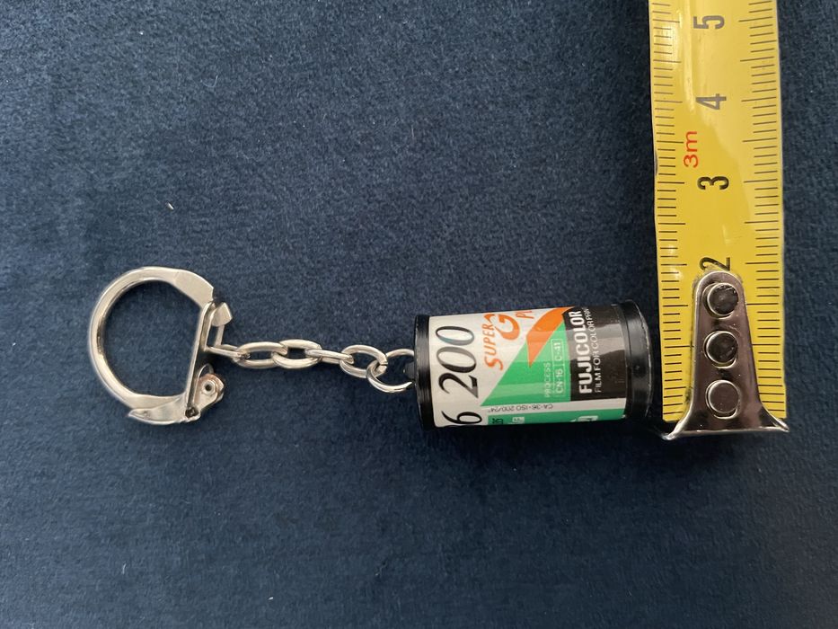 Breloczek rolka filmu analogowego, fotograficznego, vintage