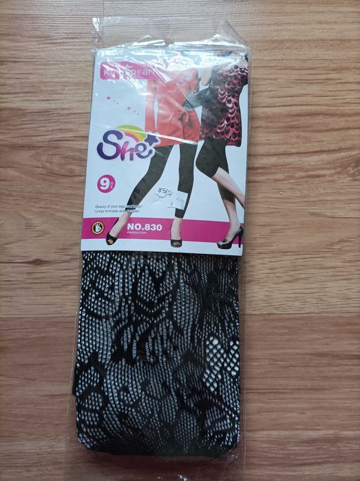 Legginsy koronkowe Nowe rozm S