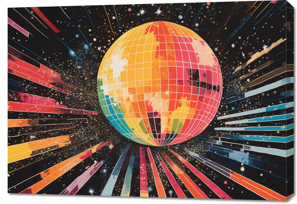 Obraz 100x70cm Disco Gra!