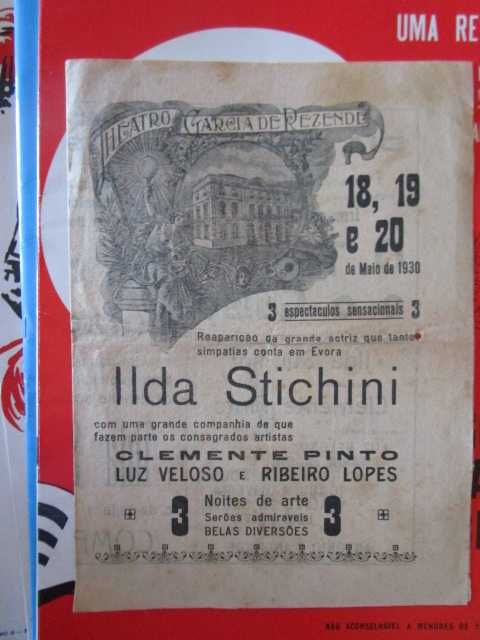programas antigos de Teatro de Revista