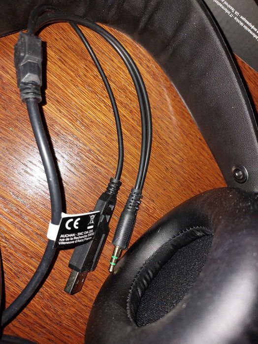 Qilive Gamingowe słuchawki do komputera z mikrofonem słuchawki do gier