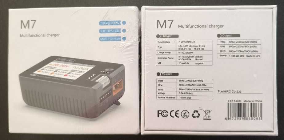 Зарядне HOTA T6 300W,    ToolkitRC M6D 500W 2-канали,    M8P 600W,   M7 200W,  ADP200