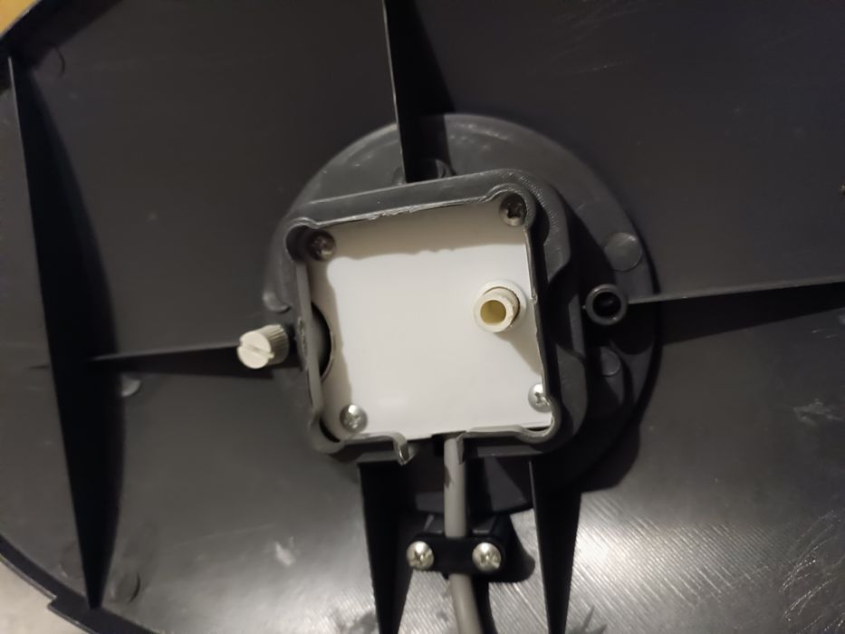 Aquecedor em funcionamento