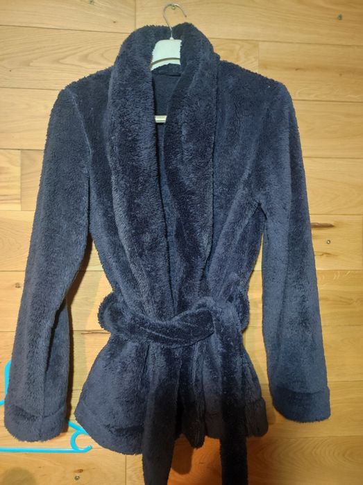 Szlafrok krótki elegancki prezent święta roz m-xl