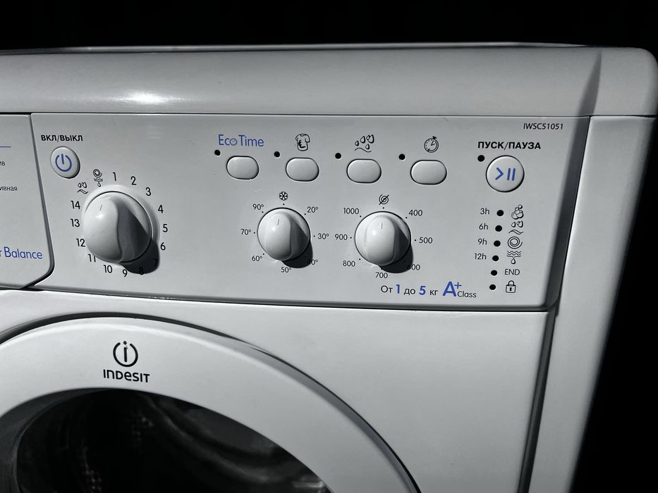 5 кг 1000 об современная стиральная машина INDESIT. Доставка бесплатно