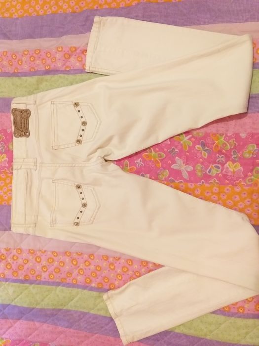 Calças de ganga brancas da stradivarius