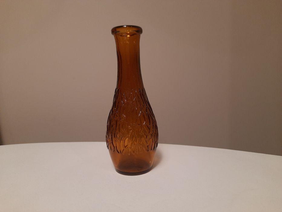 Wazonik na konwalie, wazon PRL HSG Ząbkowice szkło kolorowe prl