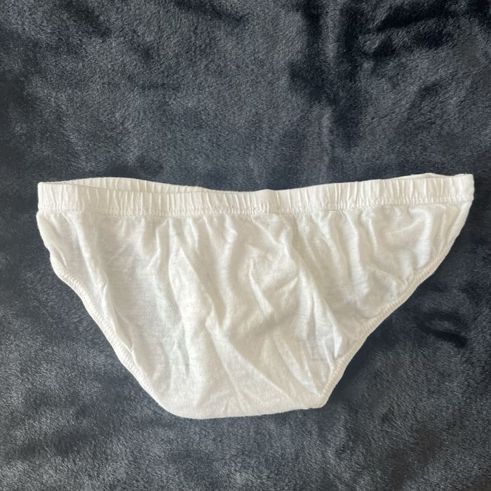 Slips de algodao branco