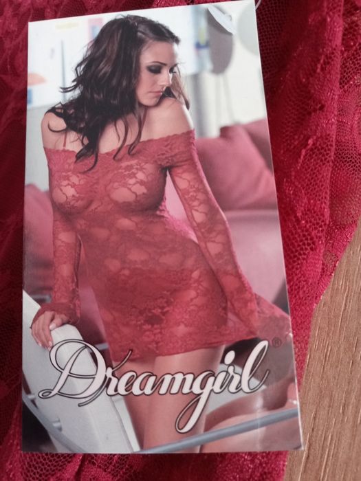 Sukienka że stringami malinowa Dreamgirl rozmiar M