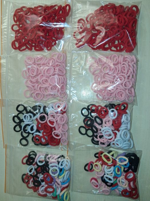 Резиночки, резинки 100 в упаковочке
