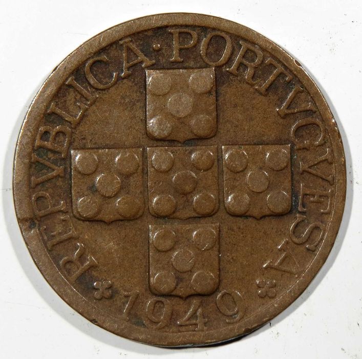 Moeda Republica Portuguesa - XX Centavos 1949 MBC