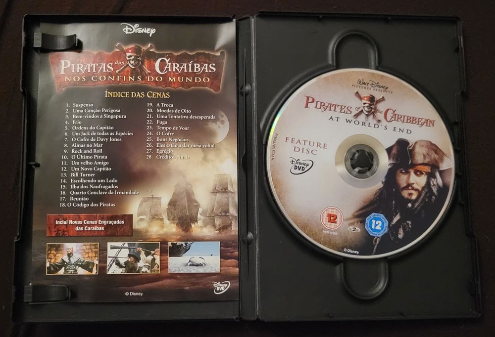 DVD Piratas das Caraíbas Nos Confins do Mundo