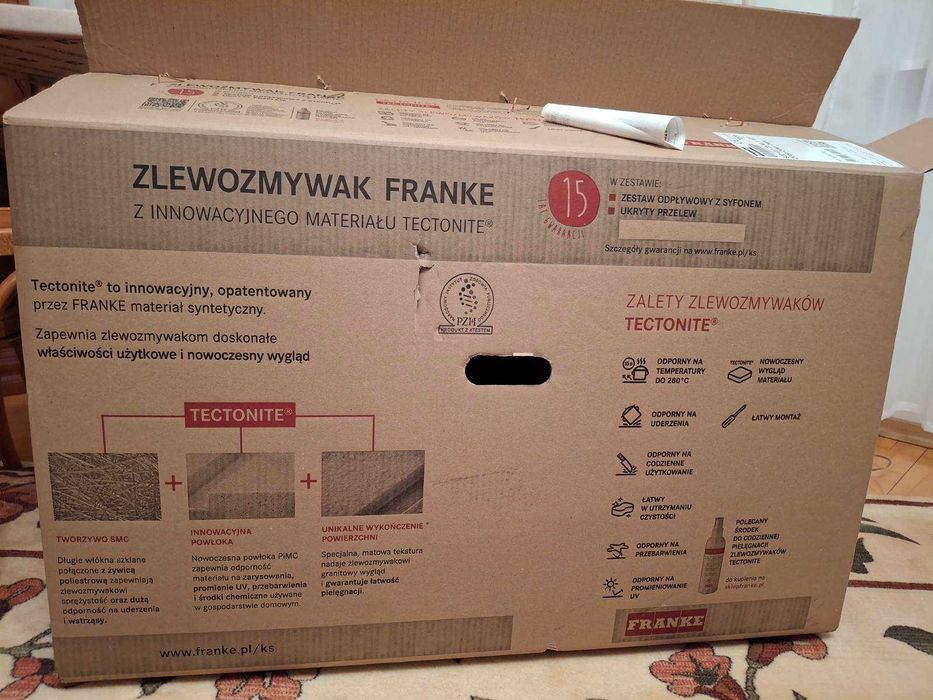 Zlewozmywak jednokomorowy z ociekaczem FRANKE